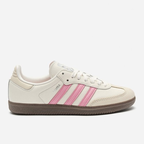 BASKETS HOMME US:11,5 adidas Originals unisexe en cuir samba blanc/rose DERNIER 1 - Photo 1 sur 7