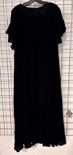 Roaman's Plus Maxikleid 18/20 bestickt Pullover luftig Coverup - Bild 2 von 6