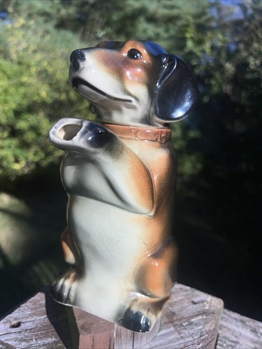 MCM ERPHILA Germany US Zone Begging Dachshund Dog Vintage Porcelain Teapot 6703B - Picture 14 of 18
