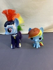 My Little Pony Power Ponies Rainbow Dash Superhero 6" Figure 2010 & Funko Pop