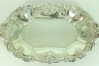 Vintage Crest of Windsor Silver Plated Tray Epca Silver Plate by Poole Floral 