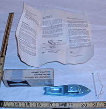 JET PROPELLED BOAT TIN NOVELTY TOY JAPAN BOXED