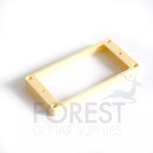 Pickup Mounting Ring / Frame Bridge Position Cream Flat Bottom For Gibson