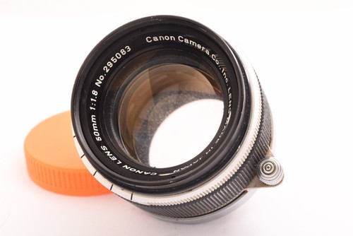 CANON Lens 50mm/F1.8 Leica 39mm LTM screw mount #295083 kjm 164-67-6 250513
