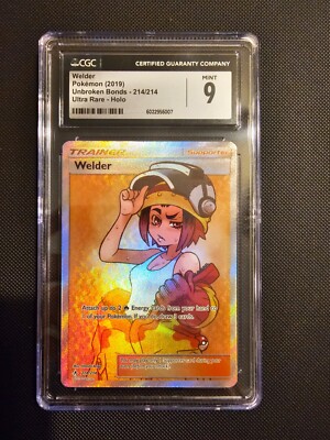 Welder (Full Art) 214/214 Sm-Unbroken Bonds Holo for sale Welder (Full Art) 214/214 Sm-Unbroken Bonds Holo for sale