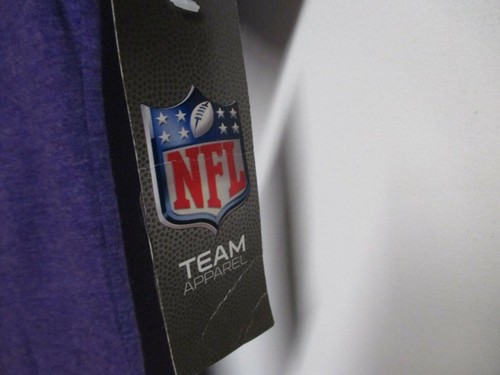 BALTIMORE RAVENS WOMENS/JUNIORS "V NECK" T SHIRT (L-14) NWT $25 PURPLE LOGO SOFT - Picture 3 of 3