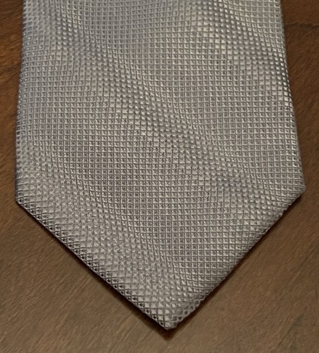 Cravatta da collo uomo Van Heusen grigia 100% poliestere made in China