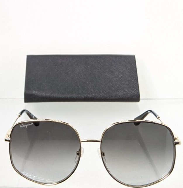 Brand New Authentic Salvatore Ferragamo SF277S 733 Gold 61mm