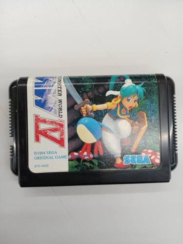 Monster World IV Sega Mega Drive Genesis RPG Action Game 1994 Japan 240925 - Picture 2 of 9