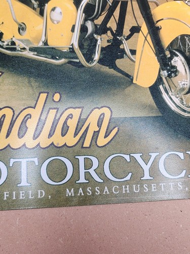 Indian Motorcycle Chief 1953 Roadmaster Metal Tin Sign - Picture 18 of 18