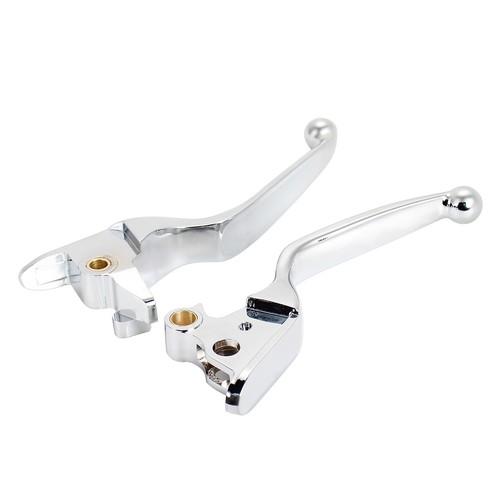 Palancas de freno de embrague cromadas para Harley Softail Heritage Classic Fat Boy 2015-2023 - Imagen 4 de 8