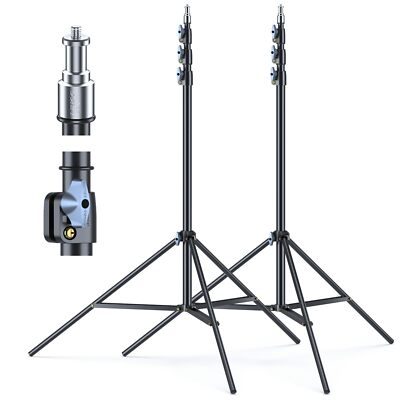 LINCO Lincostore Zenith 9 feet/288 cm Photo Studio Light Stands Set of Two fo...