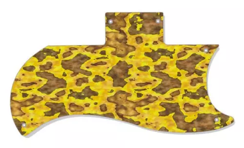 SG Half Face Pickguard Custom Gibson Graphical Guitar Single Camouflage Safari