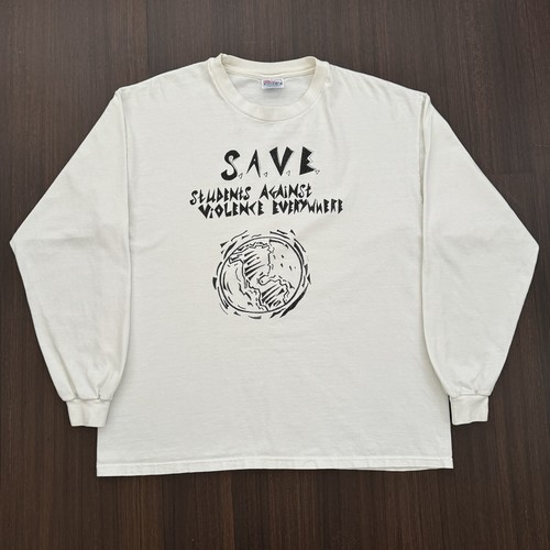 Vintage SAVE Students Against Violence Everywhere Shirt - Men's XL - DARE Style