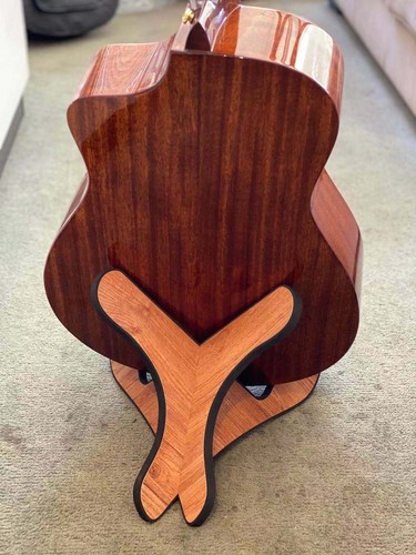 Soporte universal para guitarra acústica bajo eléctrico madera soporte para guitarra marco X de madera - Imagen 7 de 10