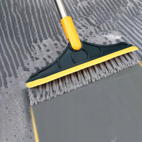 Rubber Broom Hand Brush Set Extending Pet Hair Sweeping Carpet Cleaning UK Stock - Picture 4 of 10