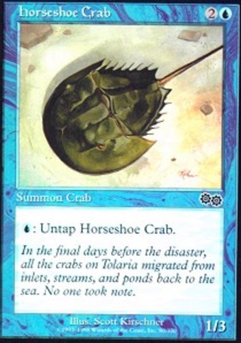 4x Horseshoe Crab ~ Near Mint Urza's Saga MTG Magic x4 4 UltimateMTG Playset Blu - Bild 1 von 1