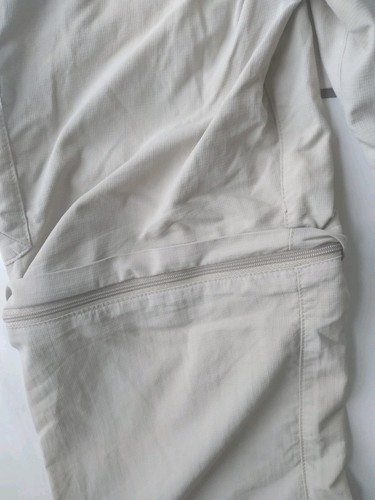 Columbia Youth Size 10/12 Convertible Cargo Pants with Zip-Off Legs Beige - Picture 5 of 5