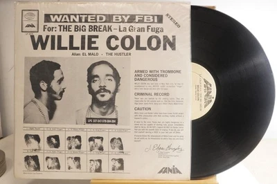 Willie Colon Equador Press Orig Latin LP Big Break on Fania - Image 1 of 4