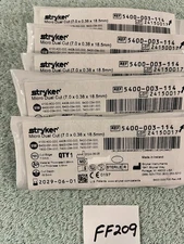 Stryker Micro Dual Cut Blade # 5400-003-114 (LOT of 5) Exp date 2029