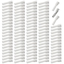 Lawie 100 Pack 30mm Small Plain Flat Silver 100 of Colors