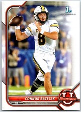 #84 Connor Bazelak, Missouri Tigers - 1st Bowman 2021-22 Bowman University Paper