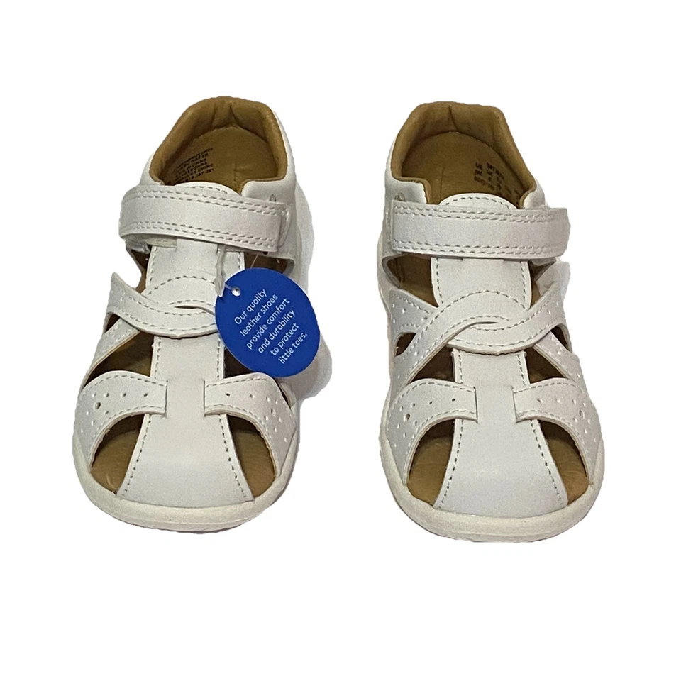 Sandalias Stride Rite blancas SRT Zena niñas pequeñas talla 9M zapatos nuevas en caja Foto 2 de 4