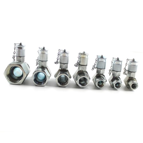 JIC37 Hydraulic Swivel Run Tee Set,Test Coupling Point UNF 1-5/16 1-1/16 7/8 3/4 - Picture 5 of 6
