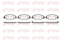 Remsa Bremsbelagsatz Scheibenbremse 0772.12 FüR Ford Transit Bus F_E_ F_F_ F_G_