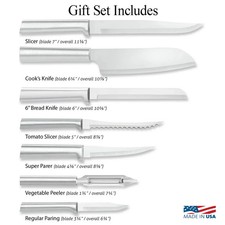 Rada Gift Set S38/ G238- 7pc Kitchen Cutlery box set, American made