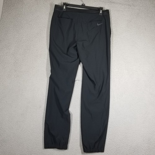 Nike Golf Pants Mens Medium 32x32 Black Stretch Athletic Trousers Athletic Logo - Picture 6 of 11