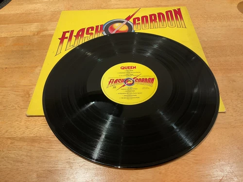 Queen Flash Gordon Soundtrack A3/B4 1st Press Vinyl LP  EMC 3351  EX/ VG+ 1980