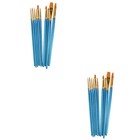 20 pcs  Nylon Paint Brushes Watercolor Painting Brush Set (Blue)