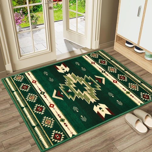 Tapis d'entrée Western 2x3, tapis antidérapants petite surface pour entrée cuisine couloir por - Photo 5/7