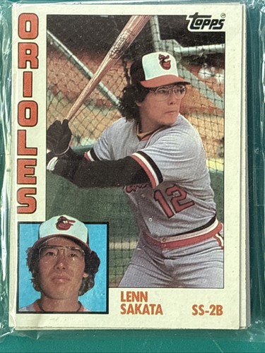 Paquete de 54 tarjetas de béisbol vintage 1984 Topps Rack +1 - Imagen 3 de 10