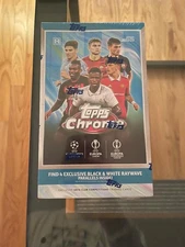 Topps 2022-23 Chrome UEFA Club Competitions Soccer Hobby LITE Box - 64 Cards