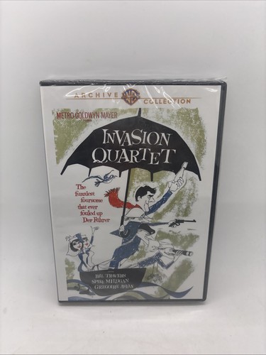 💣 INVASION QUARTET (1961) 📀 Spike Milligan - WW2 – British War Comedy [DVD] - Picture 1 of 2