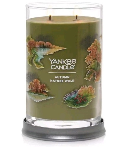 NEW Yankee Candle AUTUMN NATURE WALK 20oz Large Tumbler Jar Candle - Picture 4 of 8