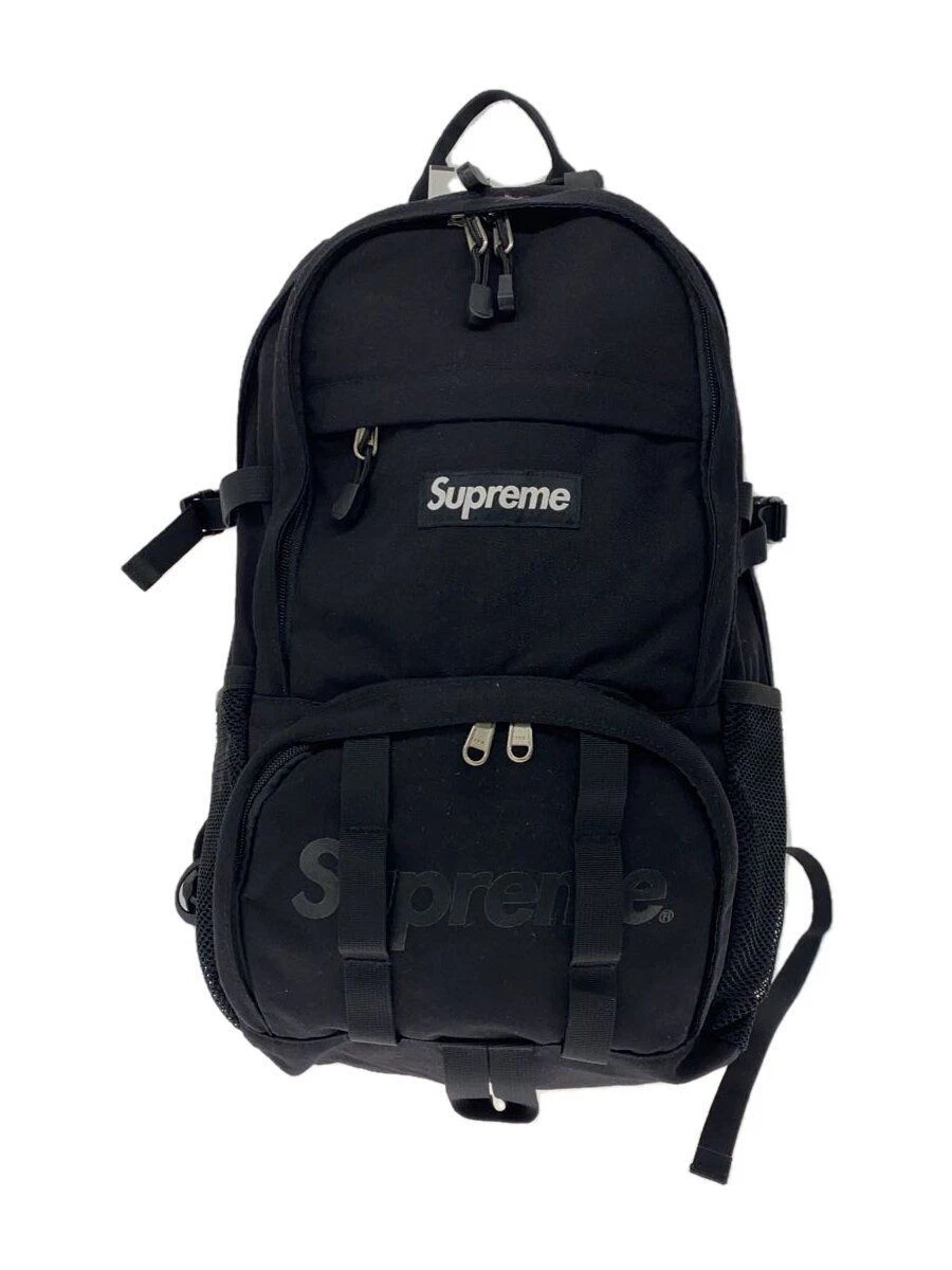 Sac à dos Supreme nylon noir occasion