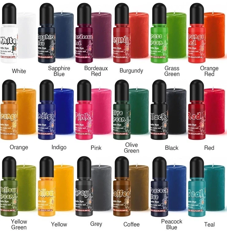 Candle Dye - 36 Vivid Colors Candle Making Supplies, High Concentration Liqui... - Image 4 of 4