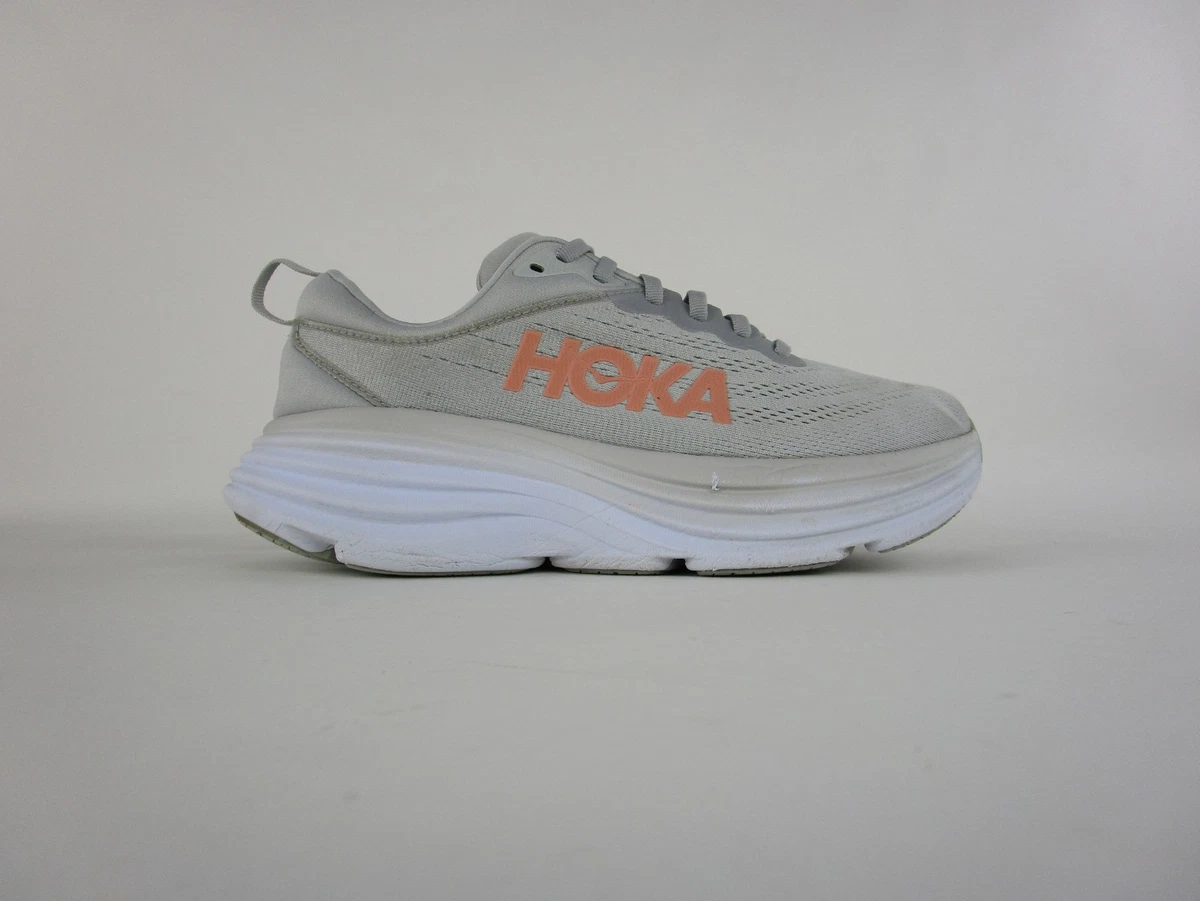 Hoka Bondi 8 Wide Mens Size 8.5D Harbor Mist Lunar Rock Grey Womens 10D Hoka One One HOKA Bondi 8 Harbor Mist W for sale | eBay main image 2