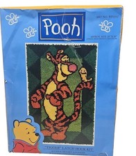 Vintage Y2K NEW Winnie The Pooh Tigger Latch Hook Kit Disney Craft Caron