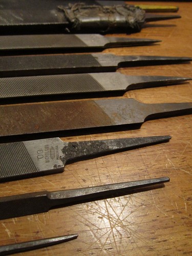 Lot of (12) Used Files Nicholson Kimball Vallorbe Heller Craftsman - Picture 11 of 14