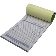 Sales Order Book 5.5x8.5 Inch 10 PCS Duplicate Carbonless Receipt Invoice