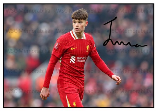 11305. James McConnell Signed Pictures (A4 Prints) Liverpool Ajax