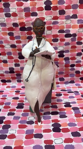 Emilio Casarotto Chubby Models Female Doctor Figurine Signed Limited Edition