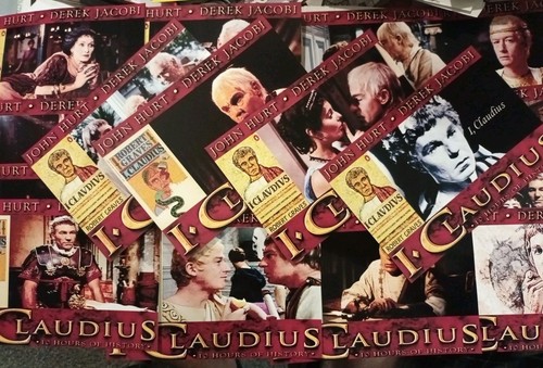 I CLAUDIUS 1976 TV Series. Complete Set 20 Glossy Unofficial 7x5ins Lobby Cards