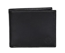 Timberland Leather Wallet - Men's Wallet with Attached Flip Pocket