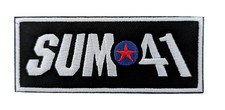 SUM 41 Patch, SUM 41 Iron On Embroidery Patch, Band Patch