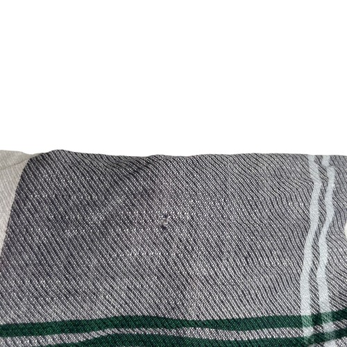 Club Monaco Womens Bridre Linen Blend Tank Side Tie Plaid Gray Green Lightweight - Picture 5 of 8